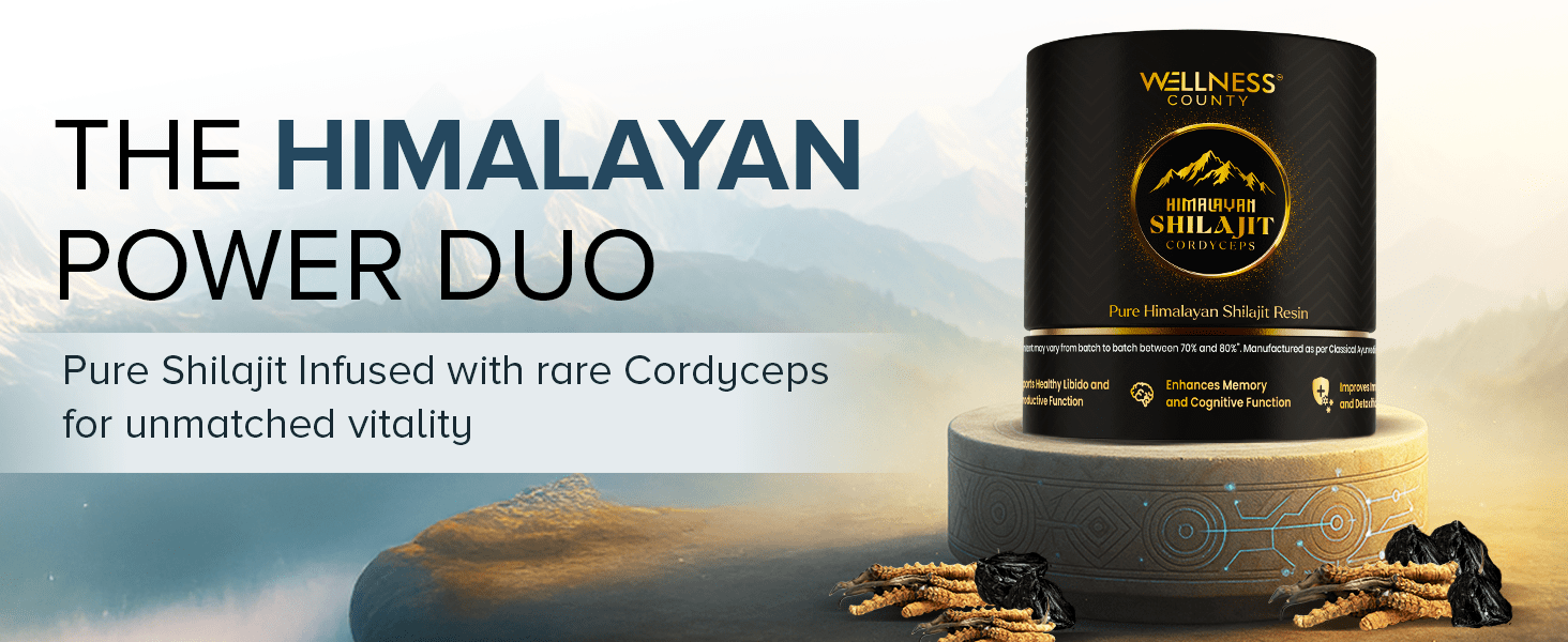Himalayan Shilajit Resin with Cordyceps – Power Meets Endurance