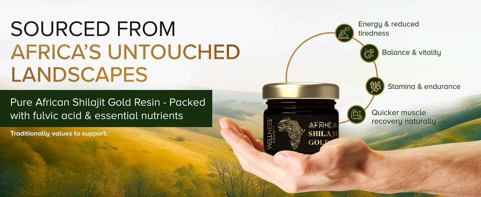 African Shilajit Resin – Deep Earth Minerals for Daily Strength