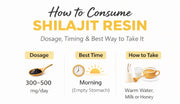 How to Consume Shilajit Resin: Dosage, Timing & Best Way to Take It