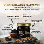 Himalayan Shilajit Resin with Cordyceps